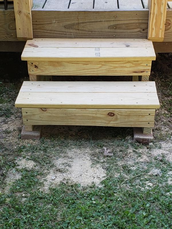 Deck Stairs Construction